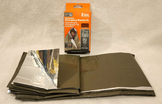S.O.L Emergency Mylar blanket XL