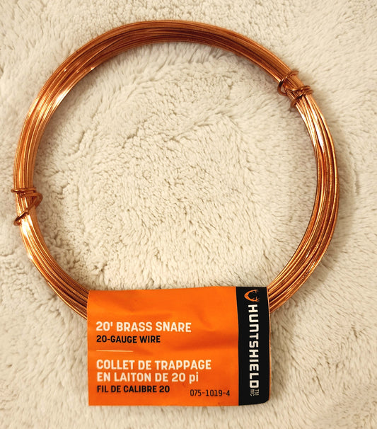 20 Gauge Brass Snare Wire
