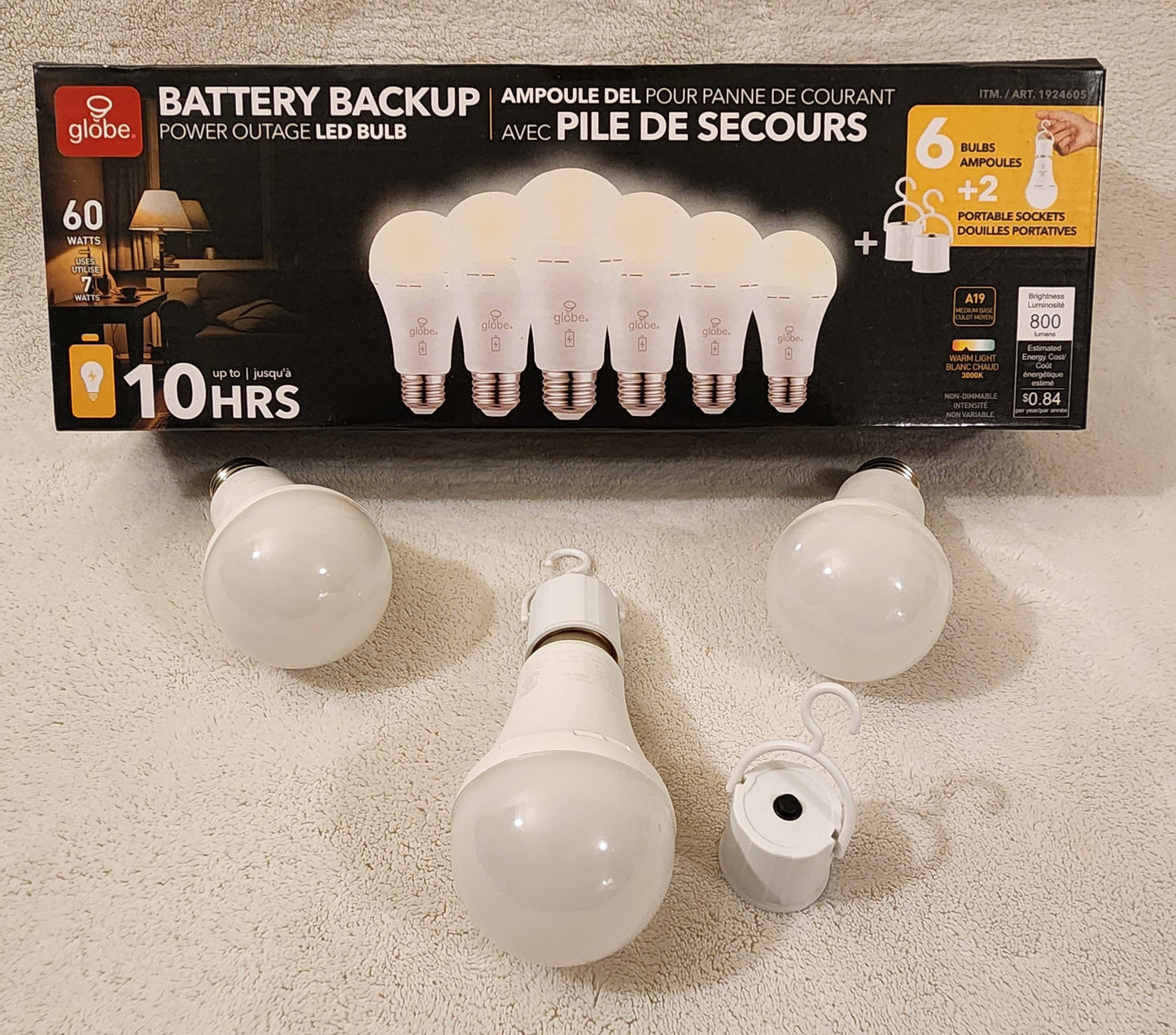 Globe Battery Backup Lights!